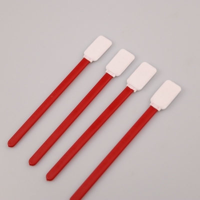 L'écouvillon de polyester de collection de spécimen de la place COT avec 125mm pp rouges collent