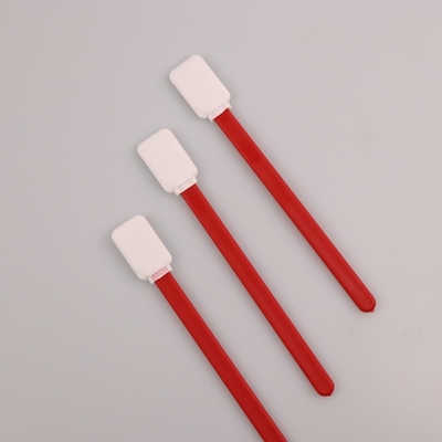 L'écouvillon de polyester de collection de spécimen de la place COT avec 125mm pp rouges collent