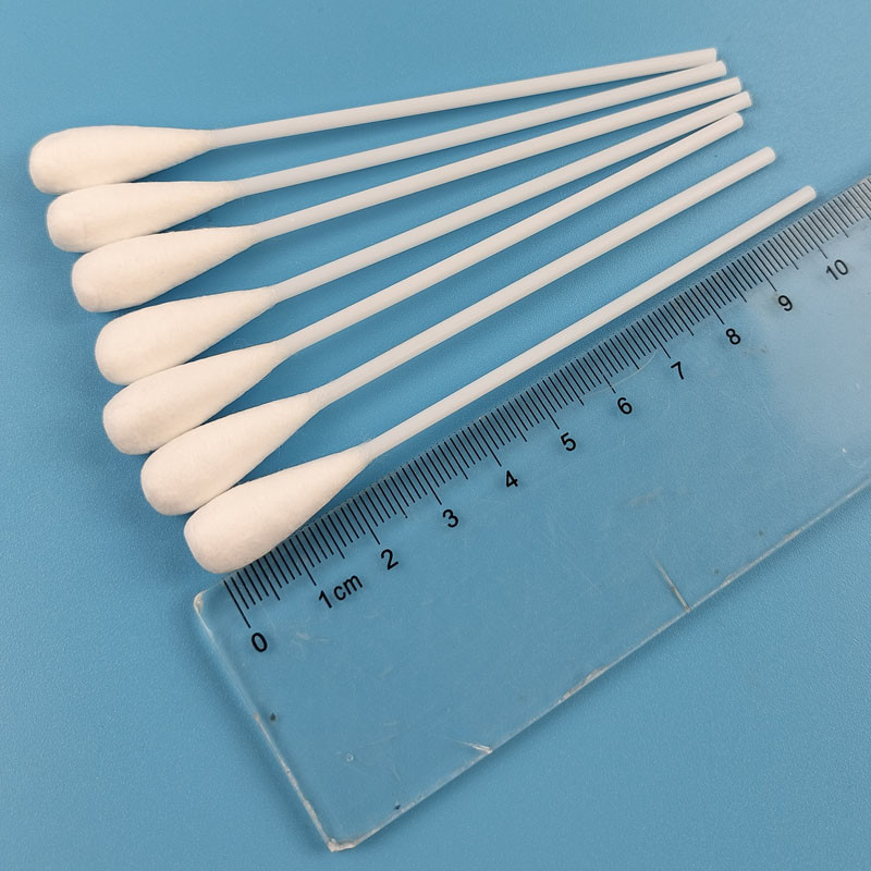 grand tampon de coton principal rond de Bud Biodegradable Makeup Removing Applicator de coton de Qtips de 10mm