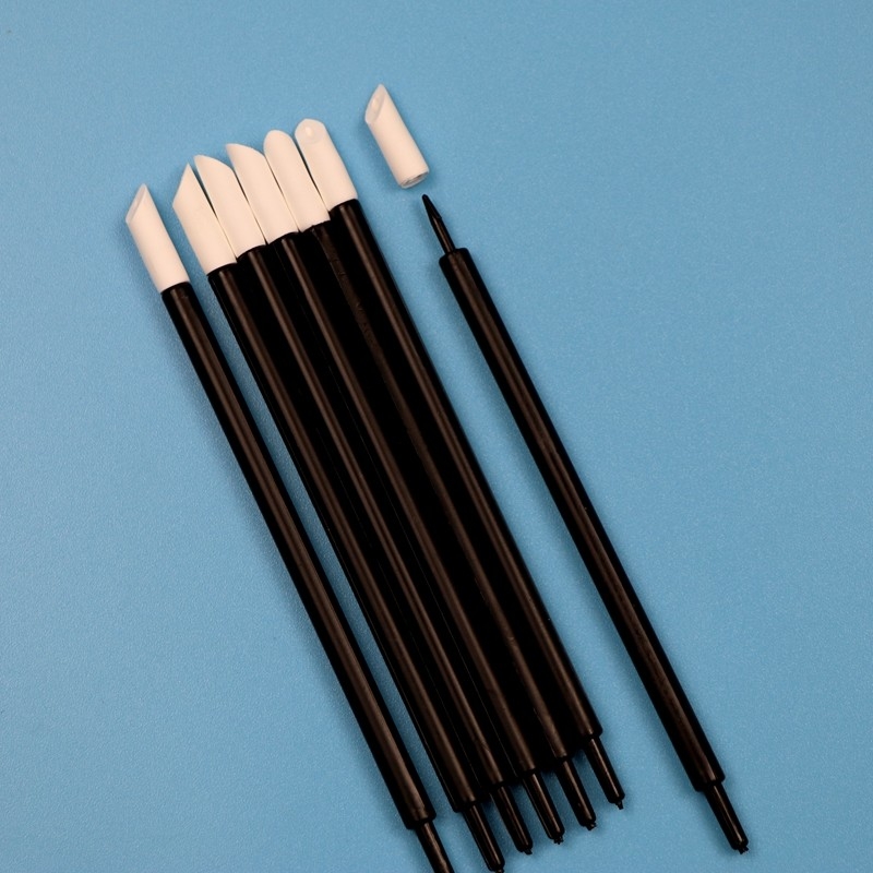 T11 Swab en mousse en PU à haute absorbance de 5 mm souple Rubis Swab à bâton pour nettoyer les boutons de coton d'imprimante