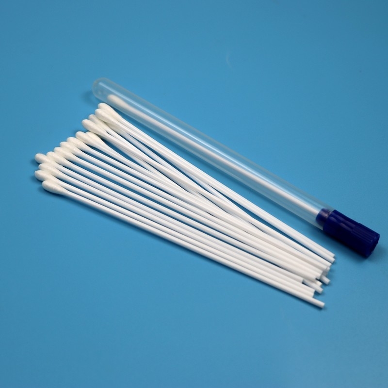 15 cm Disposable PS Stick Rayon Swab oral Swab stérile de collecte de spécimens Swab Kit VTM