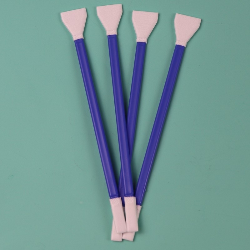 Swab individuel enveloppé en bâton bleu à double extrémité de l'appareil photo de nettoyage en microfibre Sensor APS-C