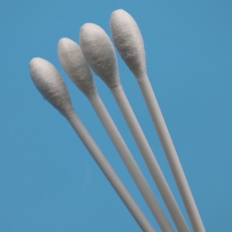 Applicateur de tampon de coton médical à tête ronde