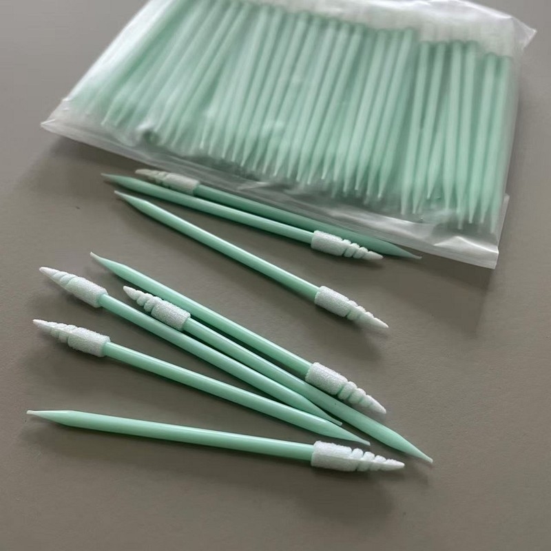 TX751 professionnel écouvillons en mousse en spirale écouvillons de précision nettoyeurs d'écart pour électronique d'usage industriel