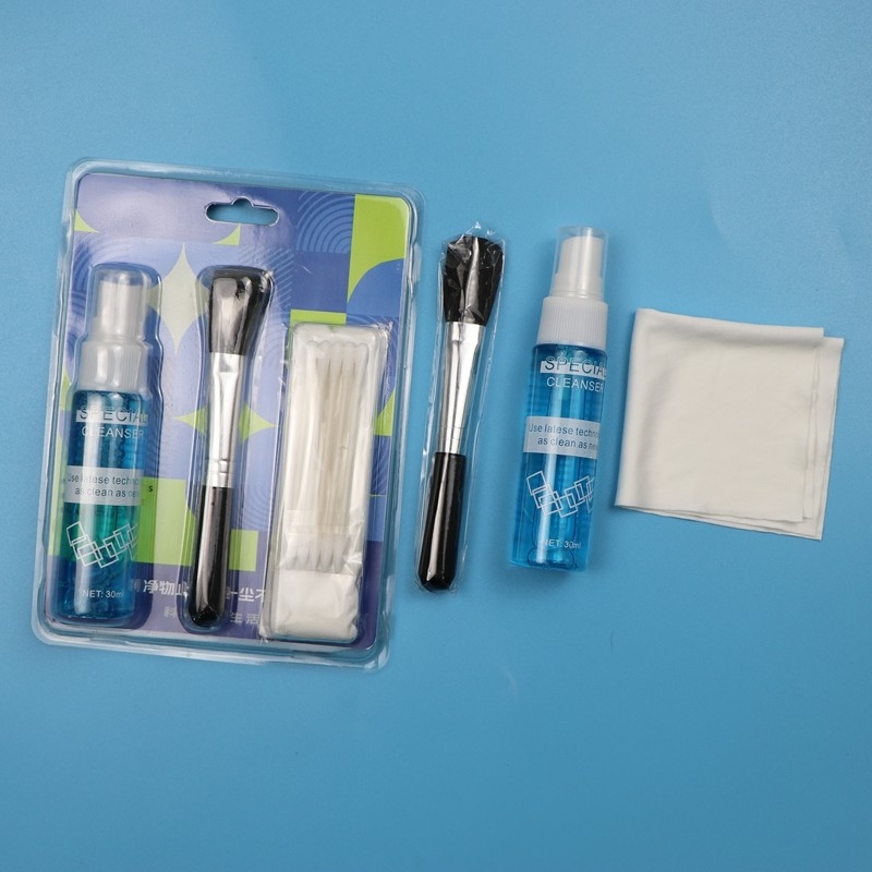 Kit de nettoyage de caméra en 3 en 1 avec liquide