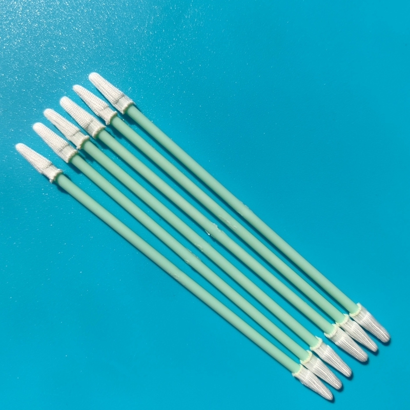 Lint libre 3.6mm Mini Pointed Swab détaillé à double extrémité pointu Swab polyester de précision pour salle blanche