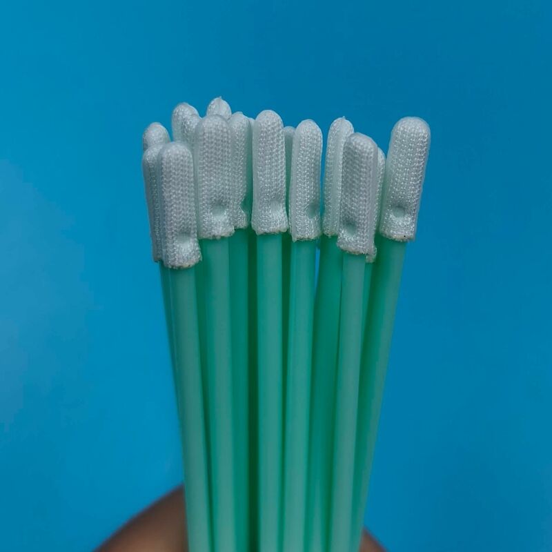 TX758 petit écouvillon plat non pelucheux pour salle blanche nettoyage des semi-conducteurs écouvillon en Polyester ESD écouvillon de nettoyage de précision