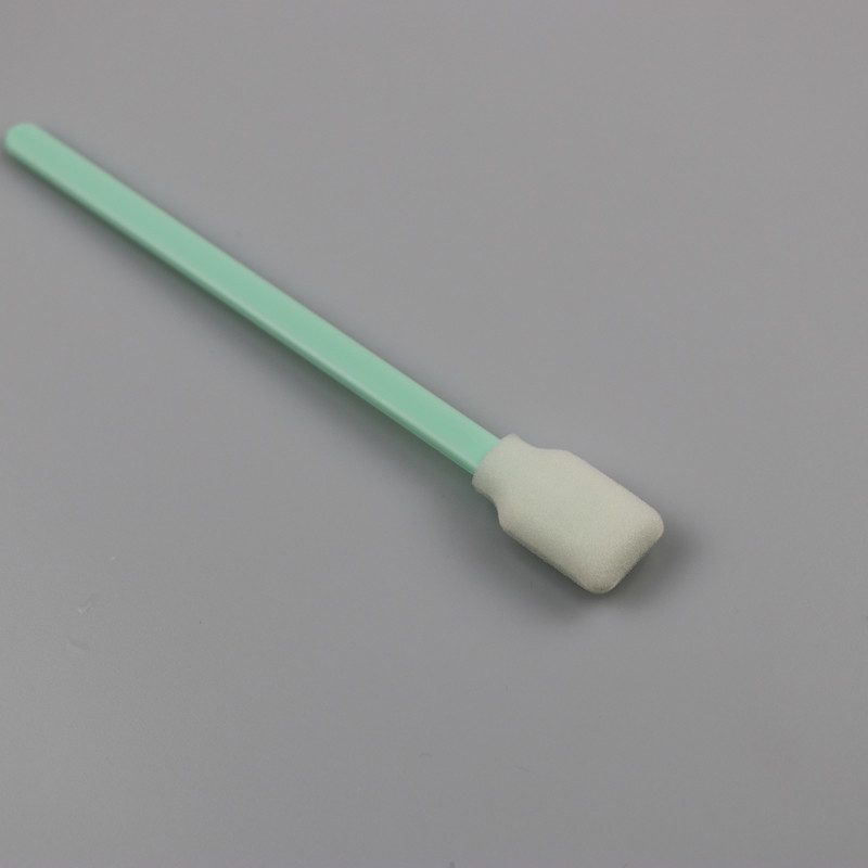 TX707 Type Swab en mousse Longueur totale 128 mm Bâton rouge pour nettoyer la tête d'imprimante